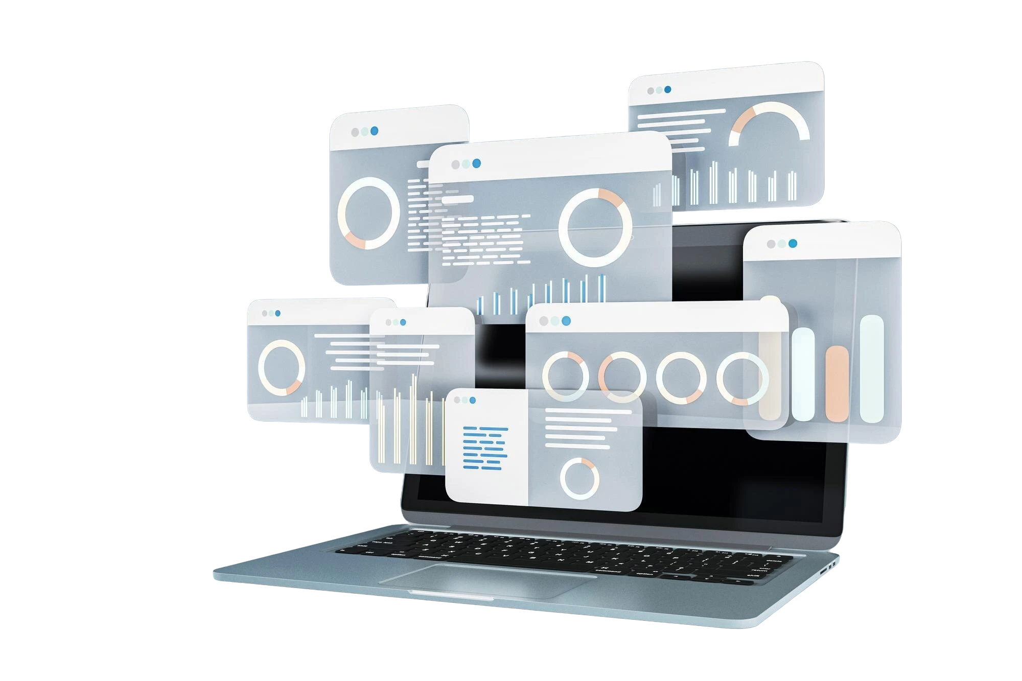 data-analytics-interface-laptop-screen-with-graphical-elements-3d-rendering