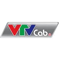 VTV Cab logo on gray background, vibrant colors and modern design.