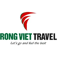 Rong Viet Travel logo with red and green design and tagline Let’s go and feel the best.